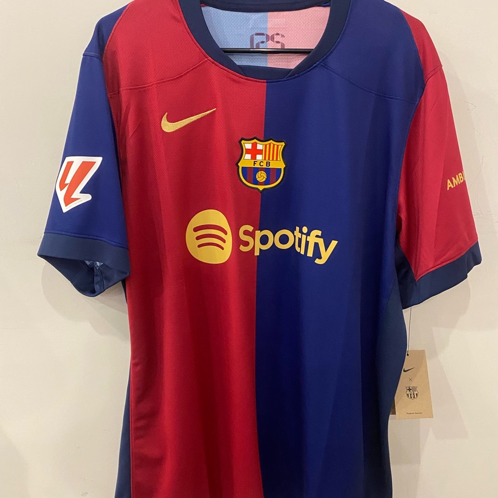 Nike Barcelona 24/25 Home Jersey +La Liga Patch & Lamine Yamal